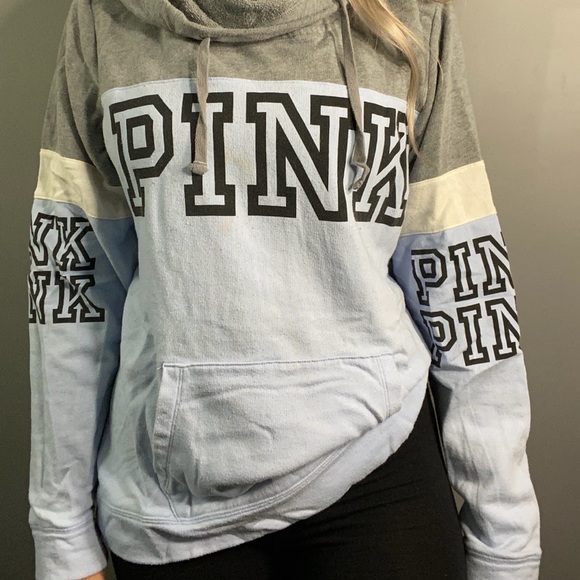 PINK Sweatshirt with Hood - Picture 3 of 4
